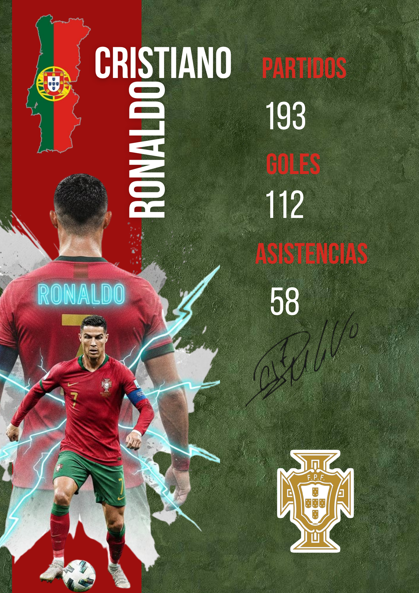 Cuadro de Aluminio Premium Mundialero