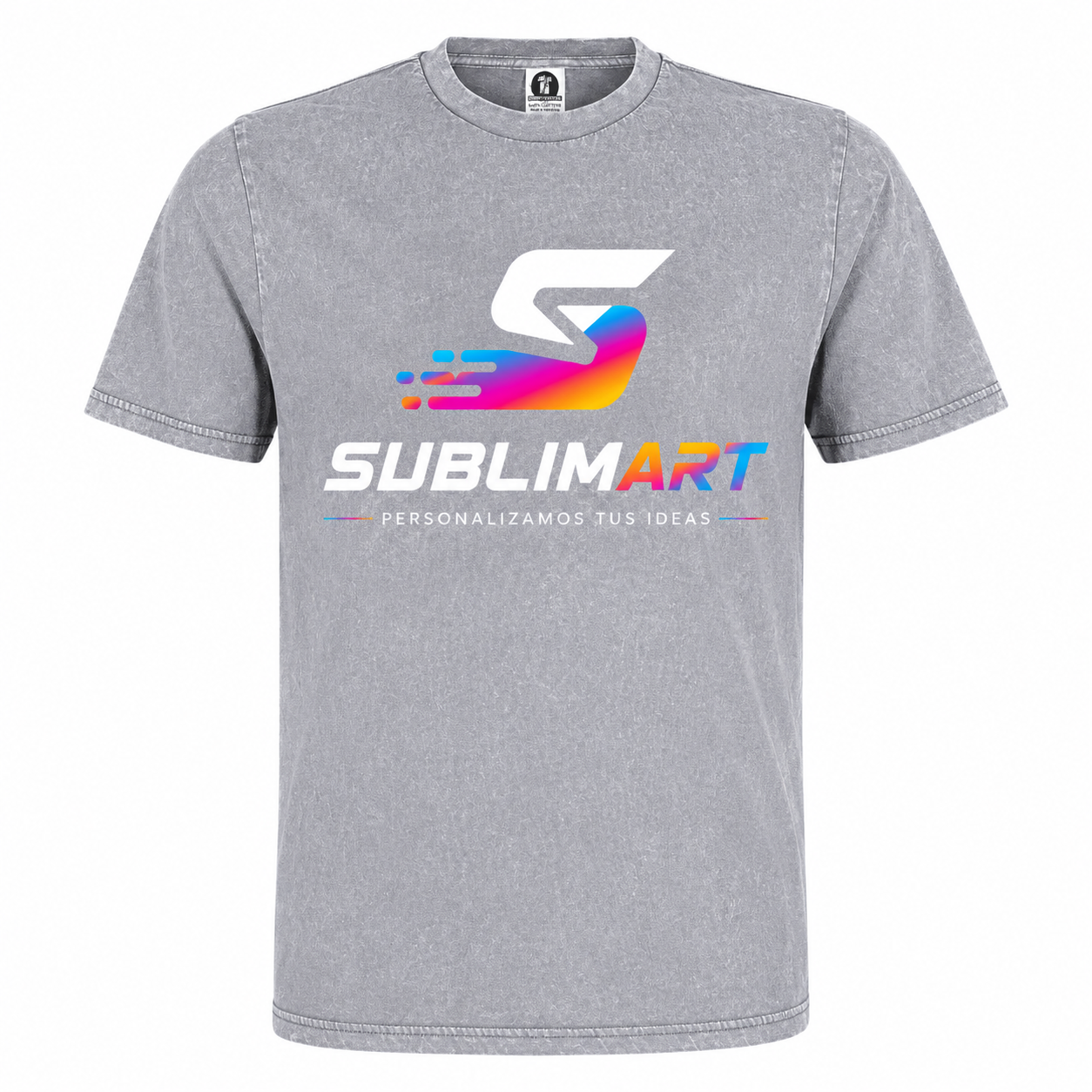 Polera Acid Wash 100% Algodón Soft 180 Grs PERSONALIZABLE