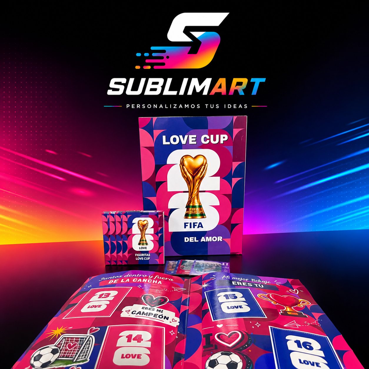 Álbum Love Cup Personalizado