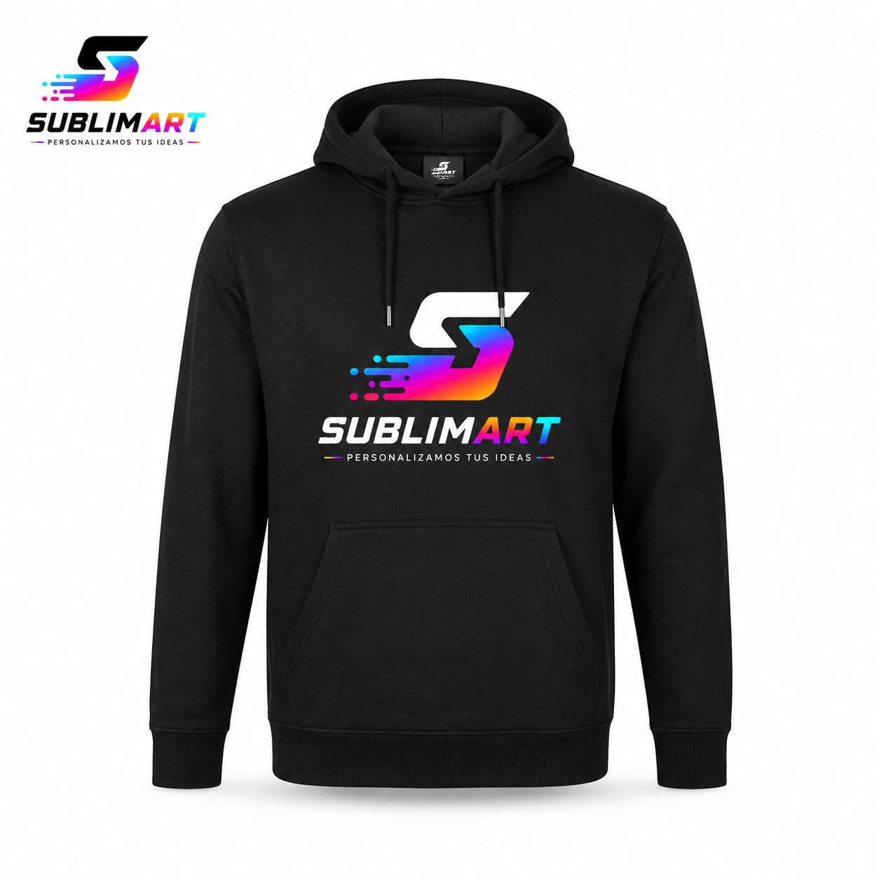 Hoodie Premium Unisex Personalizable | Full Vinilo | 80% Algodón / 20% Poliéster | 300 grs