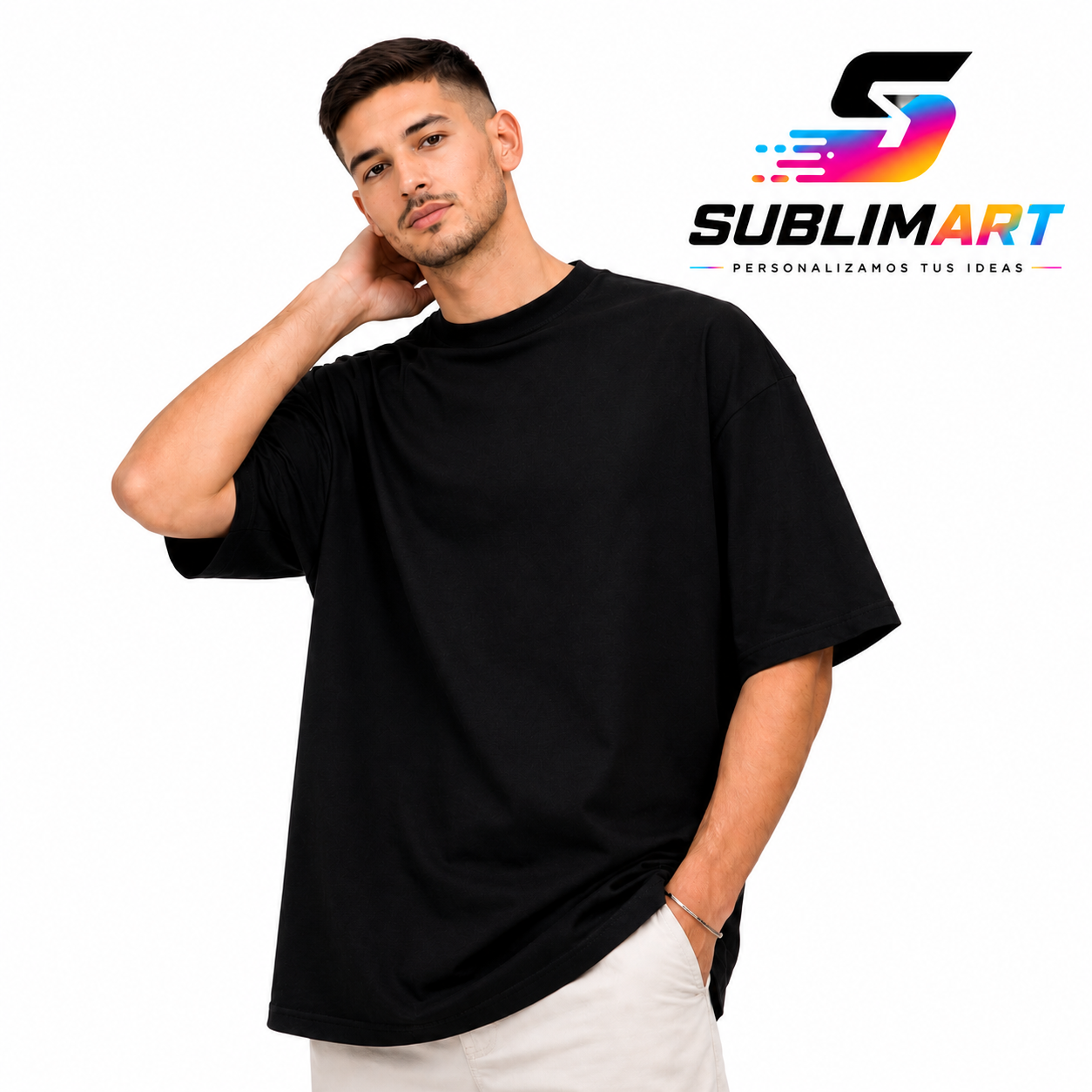 Polera Oversize Premium Unisex 280 Grs PERSONALIZABLE