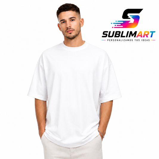 Polera Oversize Premium Unisex 280 Grs PERSONALIZABLE